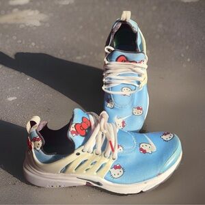 New Nike Air Presto QS Shoes "Hello Kitty"  Blue White Red DV3770-400 Size8 Cm26